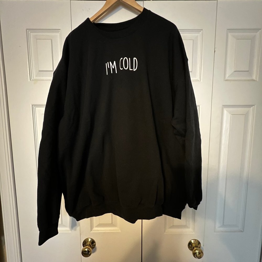 Oversided Pullover Sweater "Im Cold"